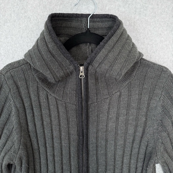Kuhl Womens Full Zip Eva Cardigan Hooded Sweater Merino Wool Blend Small READ - Picture 3 of 16